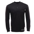 Kontra Uniforms Black Henley Shirt L KON1132